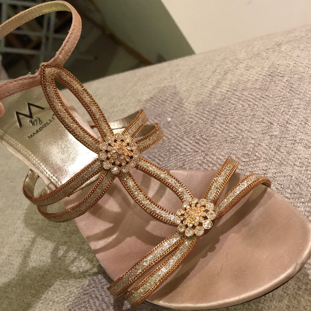 Beautiful gold heels